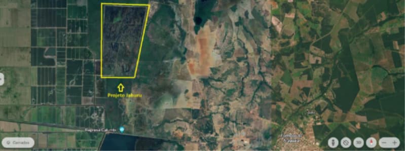 Area Rural em leilão em Formoso Do Araguaia - TO — LOTE 001 Imóvel Rural medindo 9,83.17 hectares no Projeto Jaburu em Formoso do Araguaia/TO