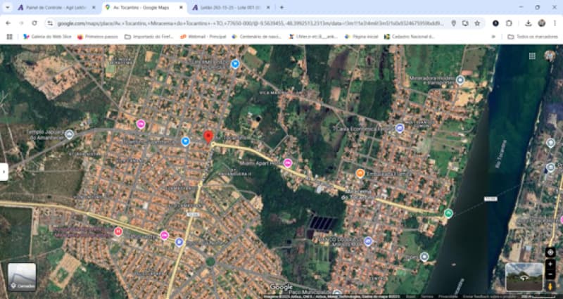 Terreno em leilão em Miracema Do Tocantins - TO — LOTE 001 Imóvel na Avenida Tocantins em Miracema do Tocantins.