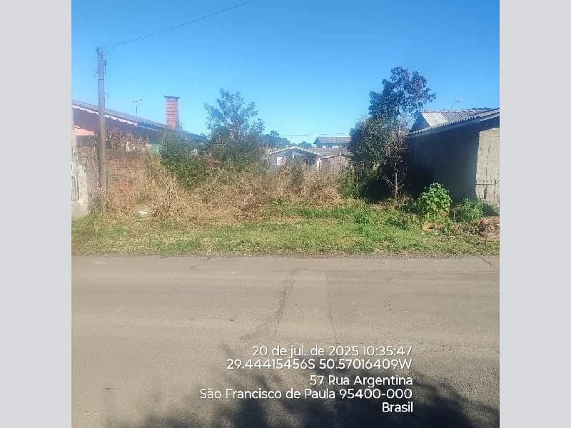 Terreno em leilão em São Francisco De Paula - RS, bairro Centro — Terreno - São Francisco de Paula - RS