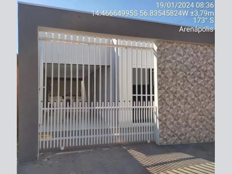 Foto 3 de 17: Casa em leilão em Arenápolis - MT, bairro Bela Vista — Casa - Arenápolis - MT