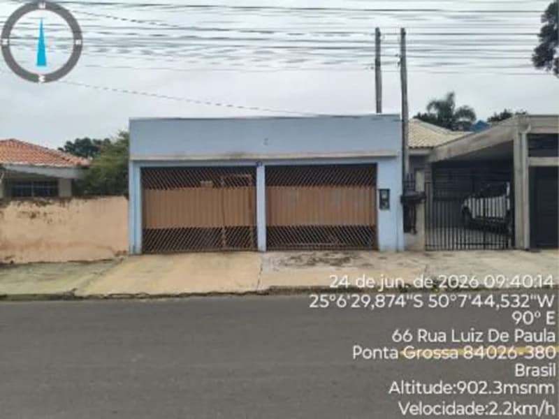 Foto 3 de 6: Casa em leilão em Ponta Grossa - PR, bairro Olarias — Casa - Ponta Grossa - PR