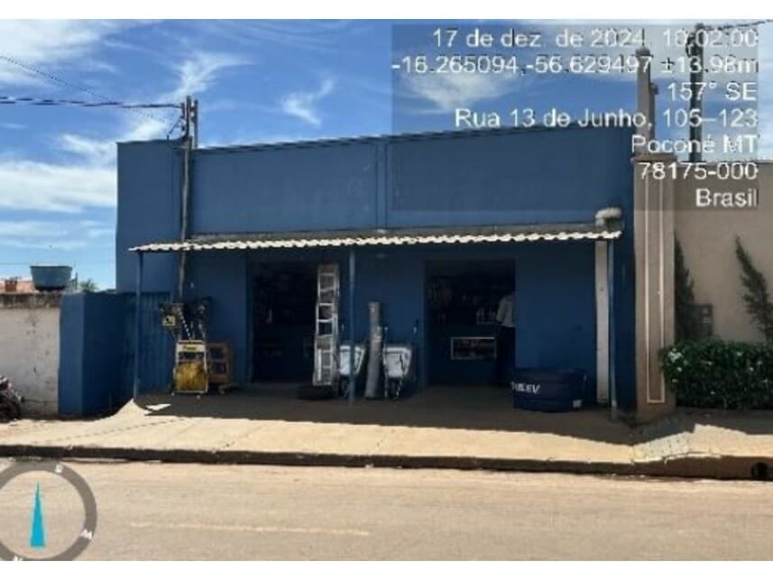 Comercial em leilão em Poconé - MT — Galpão à venda em leilão