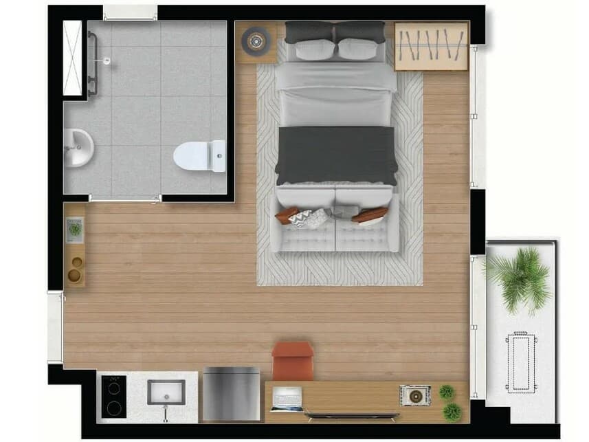 Foto 23 de 23: Apartamento em leilão em São Paulo - SP — Flat à venda em leilão