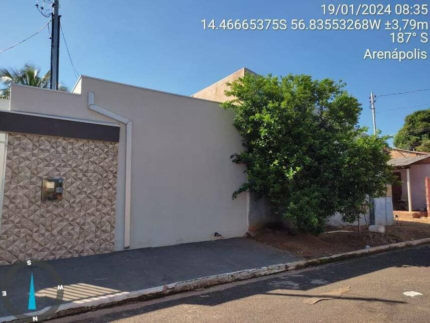 Foto 4 de 6: Casa em leilão em Arenápolis - MT — Casa à venda em leilão