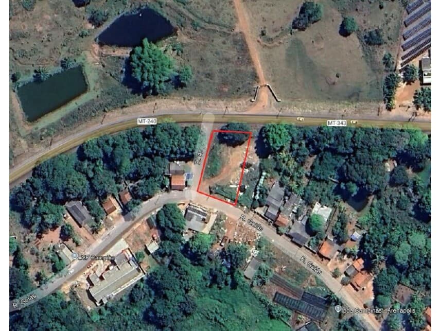 Foto 1 de 4: Terreno em leilão em Arenápolis - MT — Terreno à venda em leilão