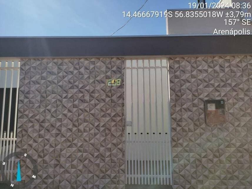 Foto 6 de 6: Casa em leilão em Arenápolis - MT — Casa à venda em leilão