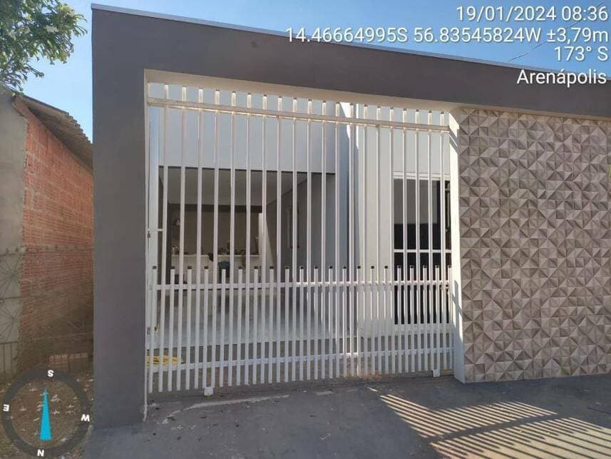 Foto 3 de 6: Casa em leilão em Arenápolis - MT — Casa à venda em leilão