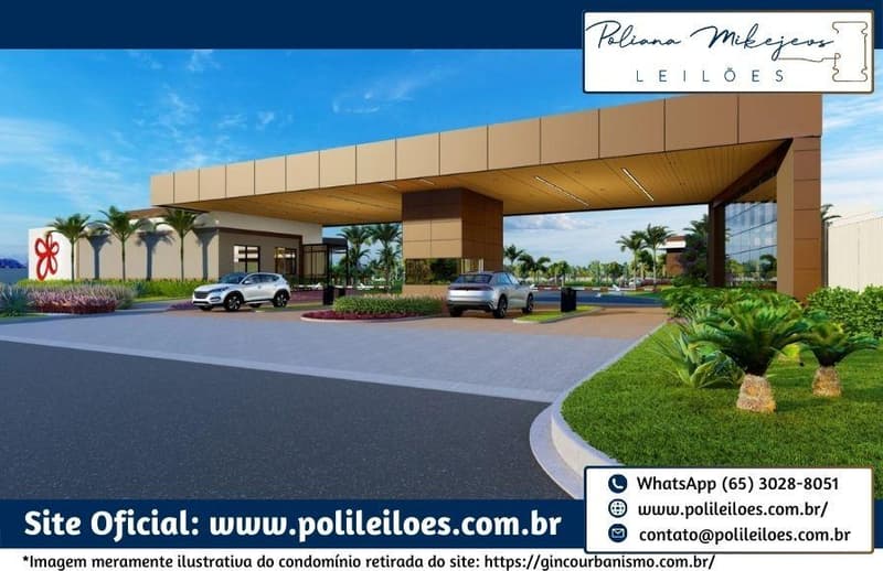 Foto 31 de 32: Comercial em leilão em Cuiabá - MT — Lote nº 38, Quadra 03, do Cond. Residencial Florais do Cerrado, A.T. 200m², em Cuiabá/MT