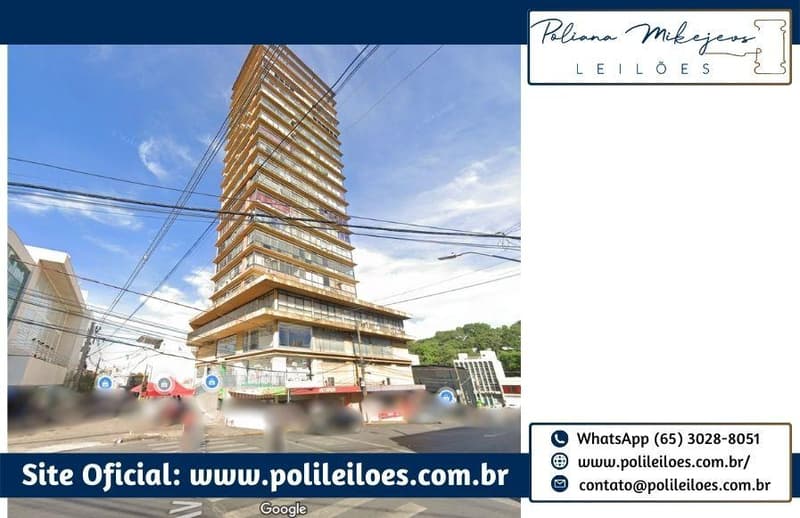 Foto 5 de 11: Comercial em leilão em Cuiabá - MT — Sala comercial em condomínio, nº 41, 47,40m², Centro, Cuiabá/MT