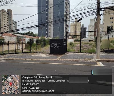 Foto 4 de 11: Terreno em leilão em Campinas - SP, bairro Vila Itapura — 2037.39 m2, CAMPINAS / SP