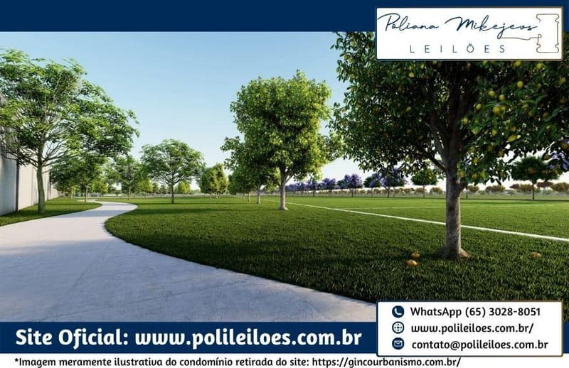 Foto 27 de 32: Comercial em leilão em Cuiabá - MT — Lote nº 38, Quadra 03, do Cond. Residencial Florais do Cerrado, A.T. 200m², em Cuiabá/MT