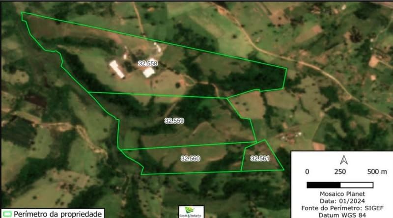 Foto 1 de 7: Area Rural em leilão em Oscar Bressane - SP — Fazenda, Ocupado, Oscar Bressane / SP
