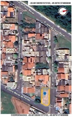 Foto 10 de 10: Terreno em leilão em Mirassol - SP — TERRENO DE ESQUINA COM 289m² NO PARQUE RESIDENCIAL CELINA DALUL, MIRASSOL/SP | MATRICULA 26.253