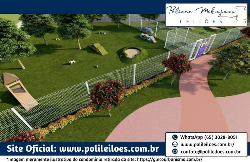 Foto 19 de 32: Comercial em leilão em Cuiabá - MT — Lote nº 38, Quadra 03, do Cond. Residencial Florais do Cerrado, A.T. 200m², em Cuiabá/MT