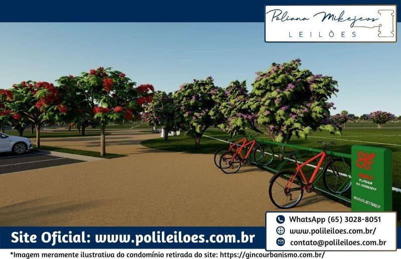 Foto 29 de 32: Comercial em leilão em Cuiabá - MT — Lote nº 38, Quadra 03, do Cond. Residencial Florais do Cerrado, A.T. 200m², em Cuiabá/MT