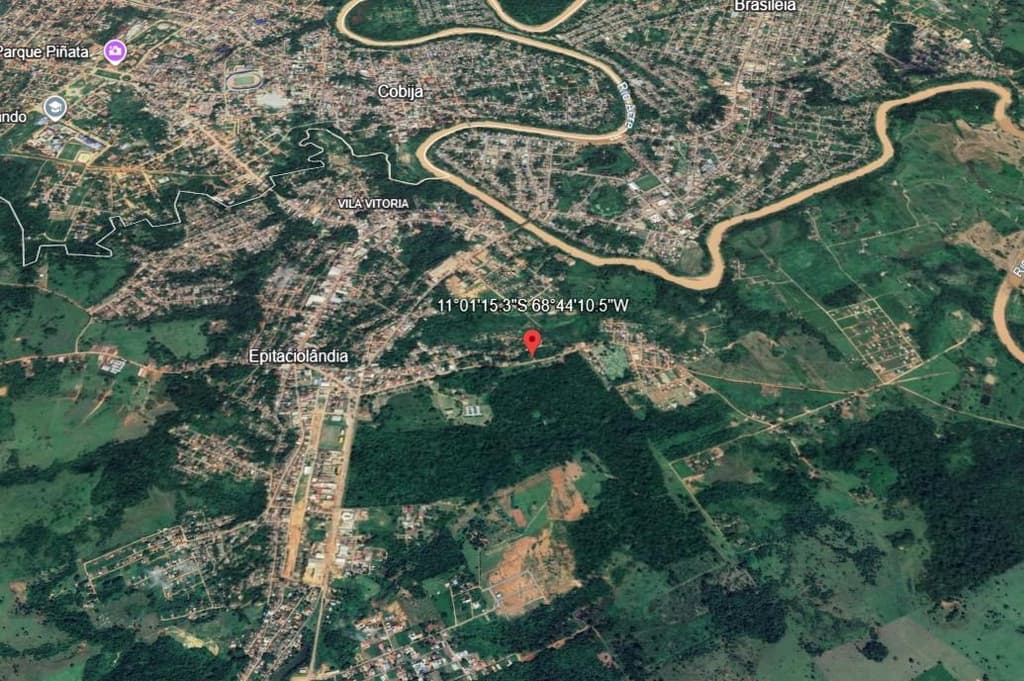 Foto 2 de 2: Terreno em leilão em Epitaciolandia - AC — Epitaciolandia/AC - Terreno Urbano com 2.109m² - Desocupado