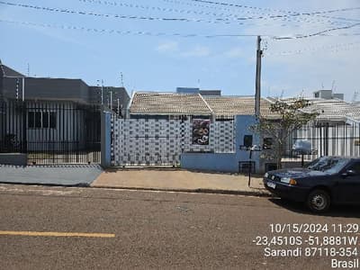 Casa em leilão em Sarandi - PR, bairro Parque das cerejeira — R. Leonardo Martins Filho, 773 - qd 13 - PARQUE DAS CEREJEIRA , Sarandi - PR, 87118-354, Brasil