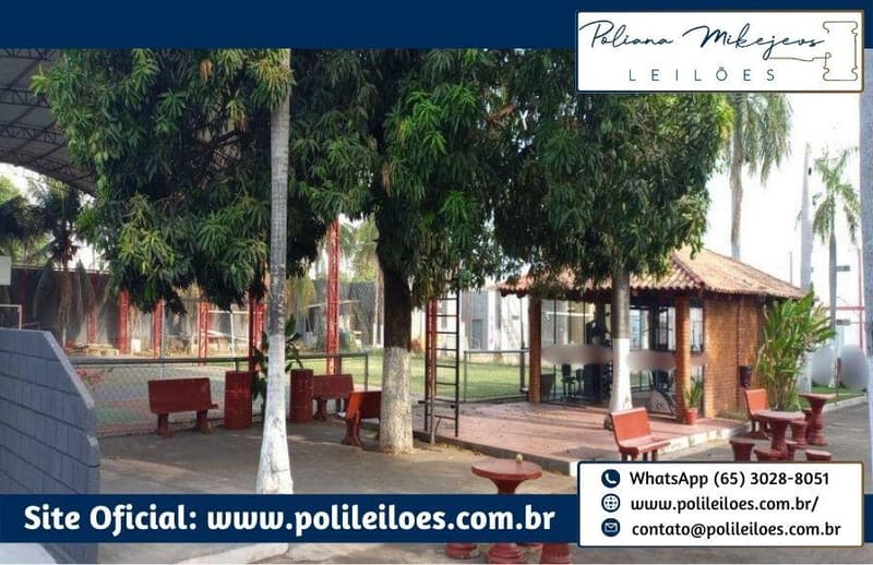 Foto 4 de 30: Terreno em leilão em Cuiabá - MT — Lote de terreno urbano, AT 9.120m², AC 2.130m² averbados na matrícula, remembrados dos lotes 10 a 25 da quadra 01, situado no Bairro Santa Rita, distrito do Coxipó da Ponte, Cuiabá/MT