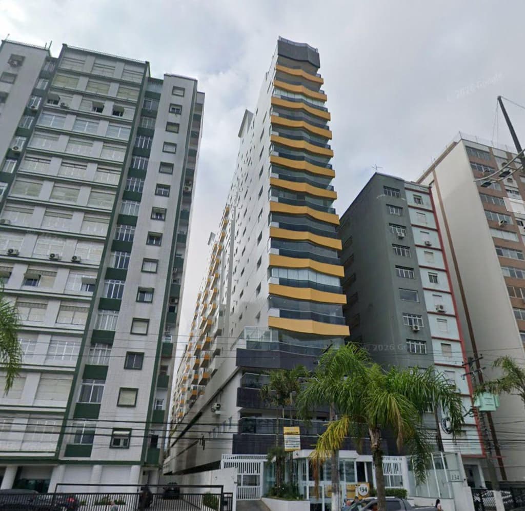 Foto 1 de 8: Apartamento em leilão em Santos - SP, bairro José Menino — APARTAMENTO DE ALTO PADRÃO FRENTE MAR COM VAGA DE GARAGEM SANTOS/SP