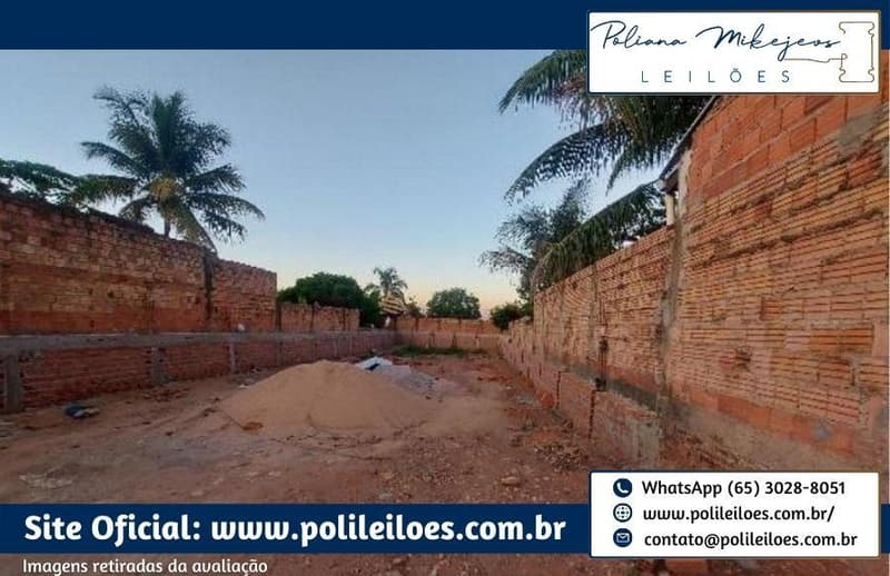 Foto 4 de 5: Terreno em leilão em Rondonópolis - MT — Terreno urbano, AT 500,0m², Rondonópolis/MT