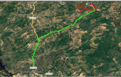 Foto 22 de 22: Area Rural em leilão em Colinas Do Sul - GO — IMÓVEL RURAL | A.T. 495,9059 HA | A.C 327,00 M² | FAZENDA GUARÁ POÇÕES | COLINAS DO SUL/GO