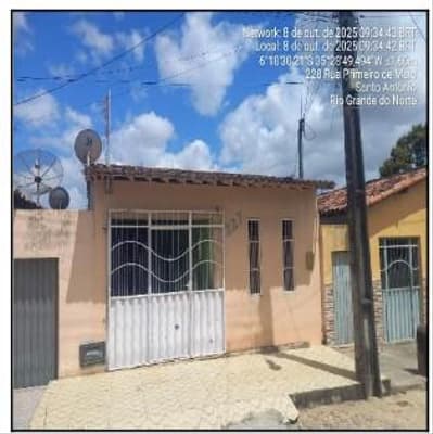 Casa em leilão em Santo Antônio - RN, bairro Centro — R Dr Helio Barbosa De Oliveira N. 227, Centro, Santo Antonio - RN