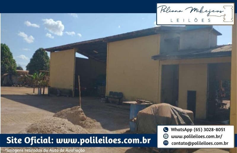Foto 3 de 6: Area Rural em leilão em Juína - MT — Área de terras, 5.652m², desmembrada de uma área maior de 20.000m², na Seção Industrial, Núcleo Pioneiro de Juína/MT