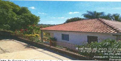 Foto 1 de 15: Terreno em leilão em Joaquim Távora - PR — IMÓVEL URBANO COM ÁREA TOTAL DE 1.635,8745 m2- Em SÃO ROQUE DO PINHAL, JOAQUIM TAVORA/PR