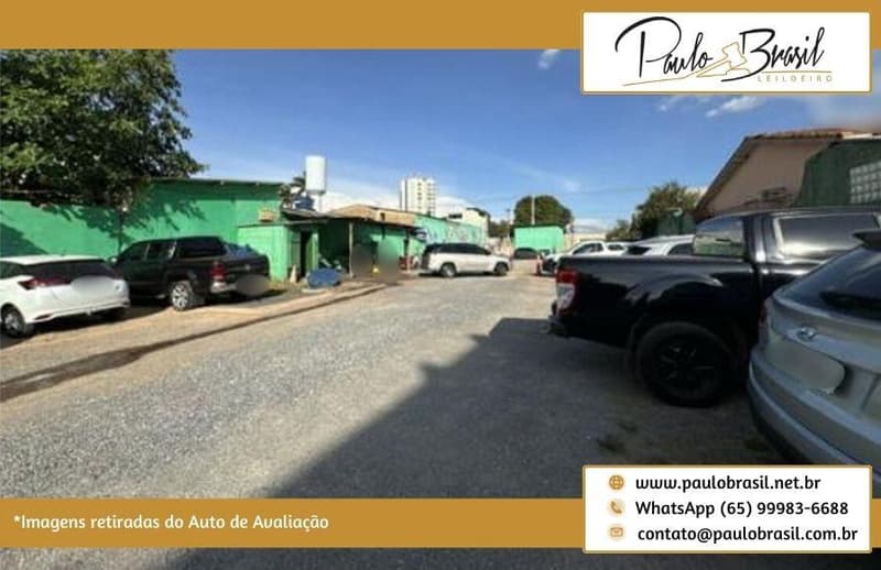 Foto 5 de 8: Casa em leilão em Cuiabá - MT, bairro Centro Sul — Casa Térrea, AT 579,42m², Atualmente Utilizada como Estacionamento, no bairro Centro Sul em Cuiabá/MT