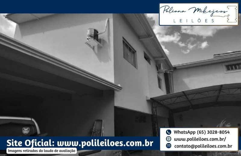 Foto 13 de 25: Terreno em leilão em Araputanga - MT — Imóvel residencial, Lote 05, na quadra 13, AT 375,0², localizado na Av. Mato Grosso, em Araputanga/MT