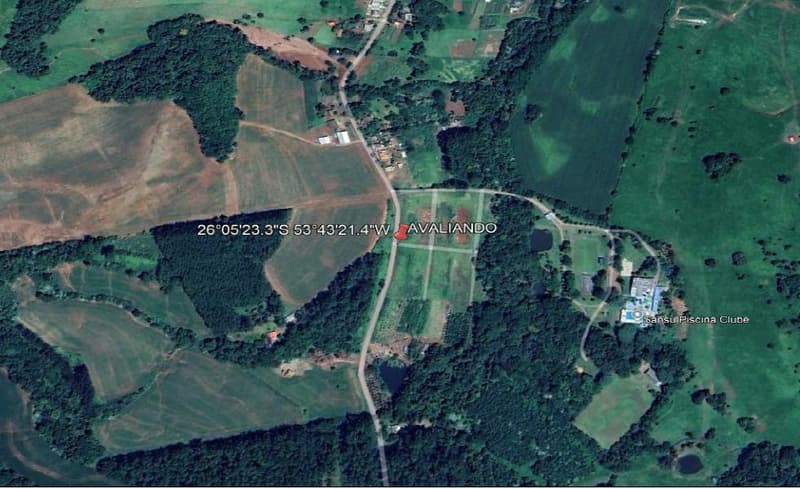 Foto 4 de 4: Terreno em leilão em Santo Antônio Do Sudoeste - PR — Lote Urbano 252m² Desocupado em Santo Antonio do Sudoeste/PR