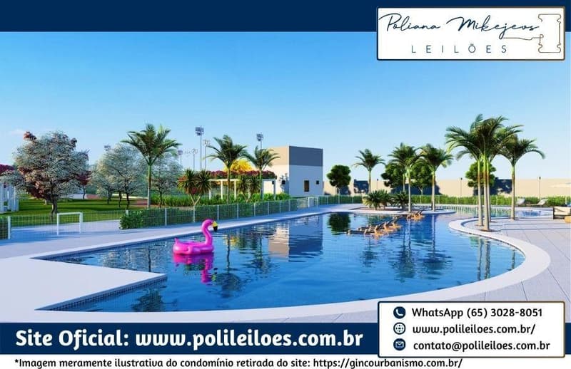 Foto 13 de 32: Comercial em leilão em Cuiabá - MT — Lote nº 38, Quadra 03, do Cond. Residencial Florais do Cerrado, A.T. 200m², em Cuiabá/MT