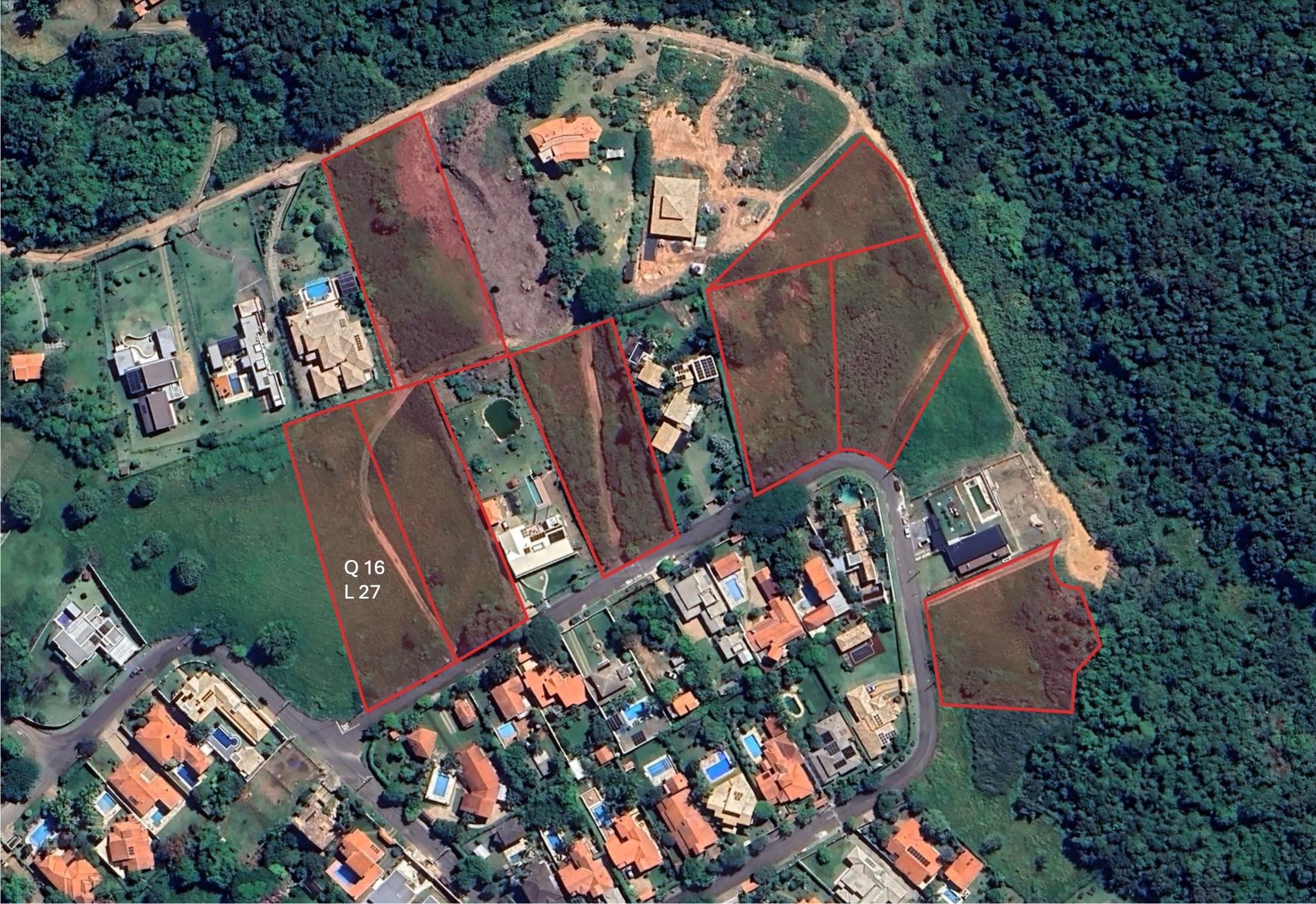 Foto 4 de 4: Terreno em leilão em Indaiatuba - SP — Terreno com área de 3.350m°, sem benfeitorias - Rua Antônio Costola, nº 291, Loteamento Terras de Itaici, Indaiatuba/SP