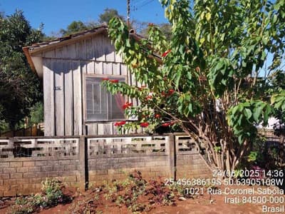 Foto 1 de 9: Terreno em leilão em Irati - PR, bairro Colina Nsa Sra das Graças — Lote de terreno urbano com área de 388,00m² e benfeitoria sem valor comercial. Localizado na Rua Coronel Saboia,1021, Colina Nsa. Sra. Das Graças, Irati/PR