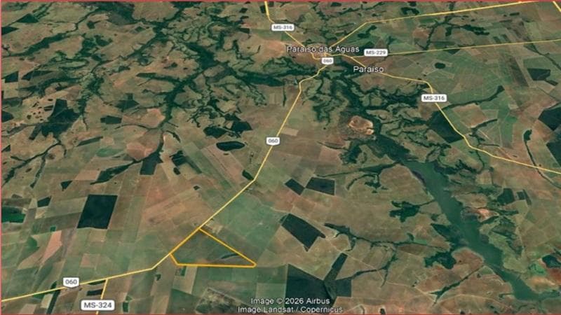 Foto 18 de 30: Area Rural em leilão em Paraíso Das Águas - MS — IMÓVEL RURAL | 400 HA (FRAÇÃO IDEAL) - FAZ. LOTE BAÚS PERDIDO I SECÇÃO B | PLANTIO PARA SOJA E MILHO | PARAÍSO DAS ÁGUAS/MS
