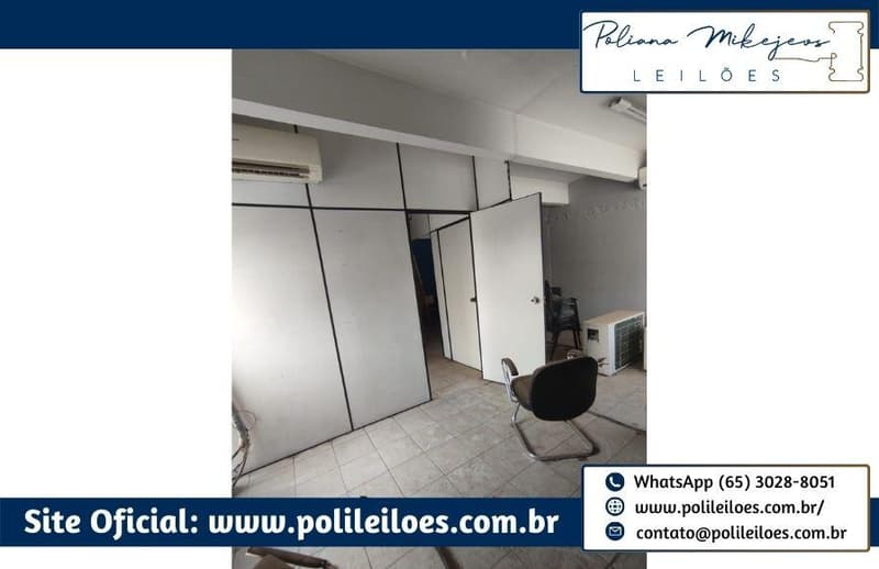 Foto 3 de 11: Comercial em leilão em Cuiabá - MT — Sala comercial em condomínio, nº 41, 47,40m², Centro, Cuiabá/MT