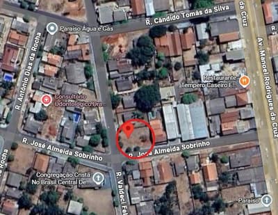Terreno em leilão em Paraíso Das Águas - MS, bairro Centro — TERRENO URBANO DE ESQUINA | A.T. 466,55M² - LOT. PATRIMÔNIO DO PARAÍSO EM PARAÍSO DAS ÁGUAS MS