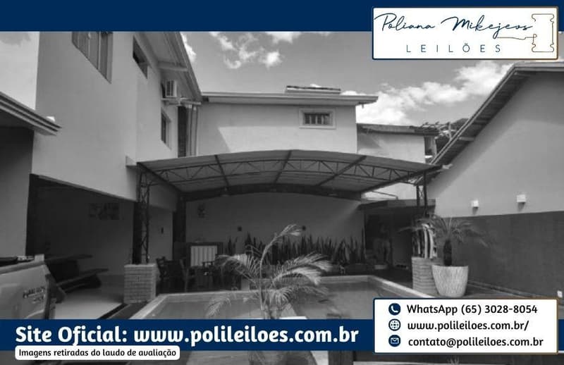 Foto 3 de 25: Terreno em leilão em Araputanga - MT — Imóvel residencial, Lote 05, na quadra 13, AT 375,0², localizado na Av. Mato Grosso, em Araputanga/MT
