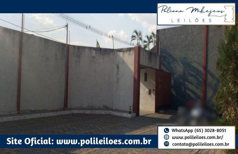Foto 10 de 30: Terreno em leilão em Cuiabá - MT — Lote de terreno urbano, AT 9.120m², AC 2.130m² averbados na matrícula, remembrados dos lotes 10 a 25 da quadra 01, situado no Bairro Santa Rita, distrito do Coxipó da Ponte, Cuiabá/MT