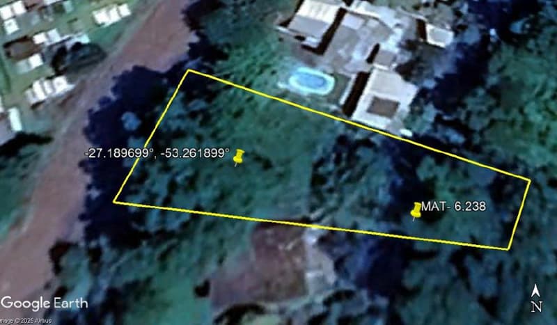 Foto 2 de 10: Terreno em leilão em Iraí - RS — Terreno urbano com área total de 502,50 m2 - Iraí/RS