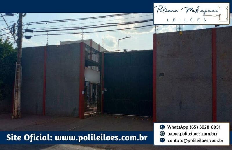Foto 6 de 30: Terreno em leilão em Cuiabá - MT — Lote de terreno urbano, AT 9.120m², AC 2.130m² averbados na matrícula, remembrados dos lotes 10 a 25 da quadra 01, situado no Bairro Santa Rita, distrito do Coxipó da Ponte, Cuiabá/MT