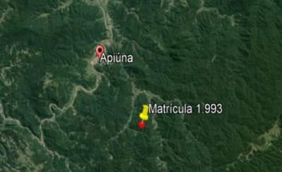 Foto 1 de 5: Terreno em leilão em Apiúna - SC, bairro Zona Rural — IMÓVEL RURAL COM ÁREA TOTAL DE 16,135 ha- Em APIÚNA/SC