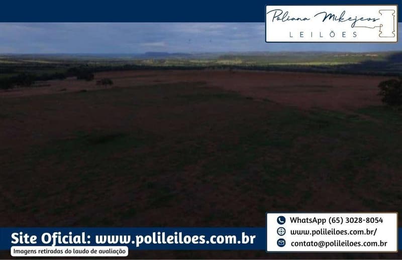 Foto 2 de 9: Area Rural em leilão em Rio Verde De Mato Grosso - MS — Gleba de terras, 146ha, 8.635m², remembramento dos lotes "Abora, "Abobora" e "São Domingos", em Rio Verde/MS