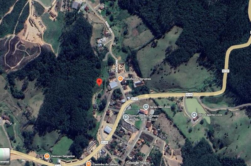 Terreno em leilão em São Martinho - SC — IMÓVEL URBANO ( COM 3 MATRÍCULAS EM CONJUNTO) TOTALIZANDO 1.275,75 m2. EM SÃO MARTINHO-SC- ÁREA TOTAL