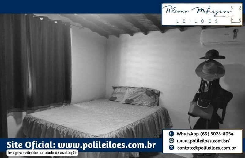 Foto 20 de 25: Terreno em leilão em Araputanga - MT — Imóvel residencial, Lote 05, na quadra 13, AT 375,0², localizado na Av. Mato Grosso, em Araputanga/MT