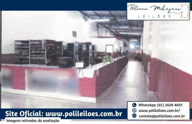 Foto 3 de 6: Comercial em leilão em Juara - MT — Imóvel urbano comercial, contendo edificações não averbadas na matrícula, com AT/AC 272,64m², em Juara/MT