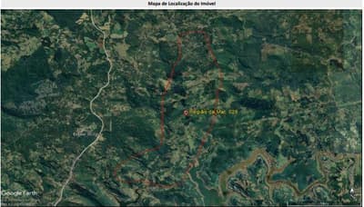 Terreno em leilão em Pinhão - PR — Terreno Rural com área de 3.187,47 HA, situado no Município de Pinhão/PR