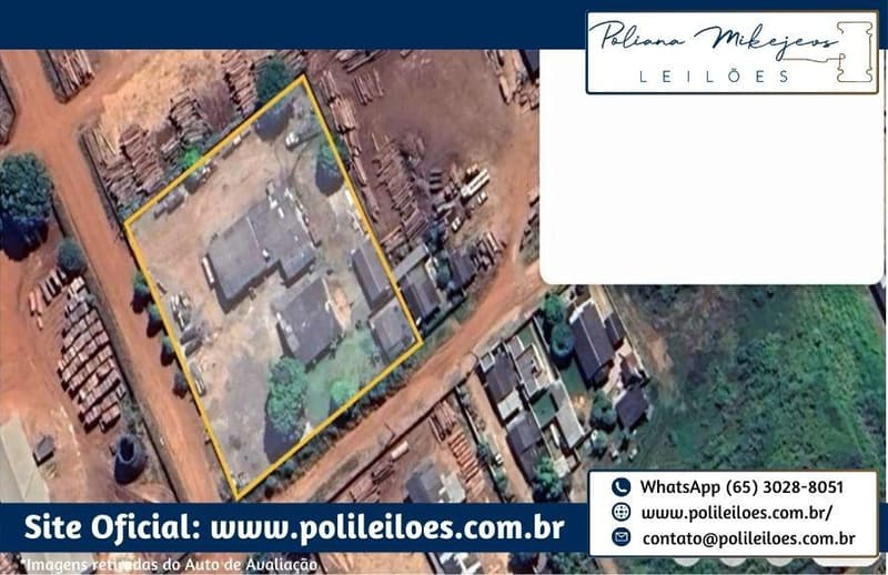 Foto 5 de 6: Area Rural em leilão em Juína - MT — Área de terras, 5.652m², desmembrada de uma área maior de 20.000m², na Seção Industrial, Núcleo Pioneiro de Juína/MT