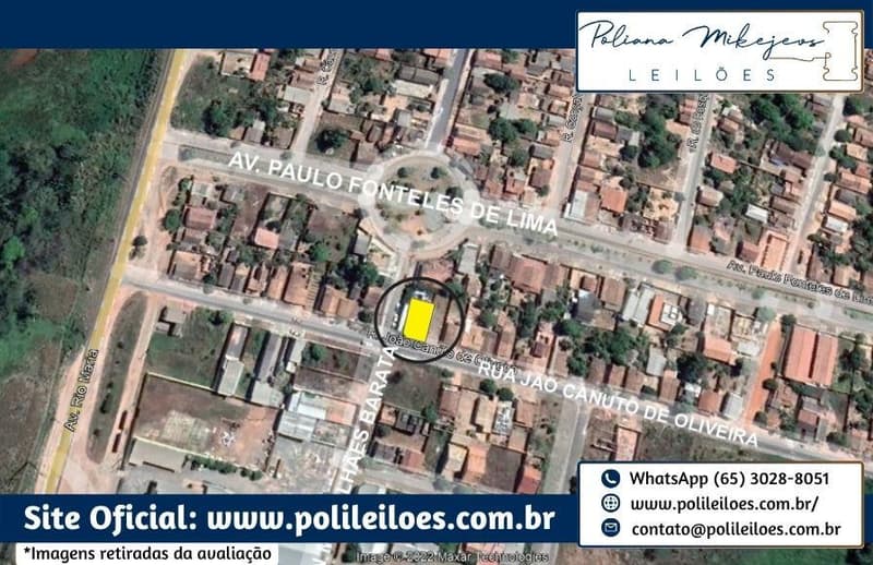 Terreno em leilão em Rio Maria - PA — Terreno Urbano, N. 29, Q. 05, AT 362,05m², com 02 Galpões, no Parque da Liberdade, 1ª Etapa, Rio Maria/PA