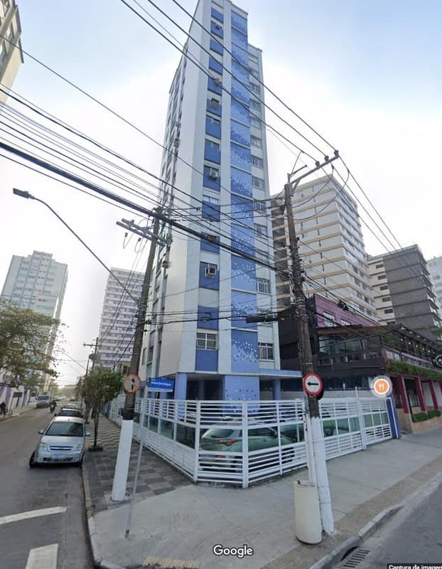 Apartamento em leilão em São Vicente - SP — Apto A.T. 88m², A.U. 69,220m², 2 Dorms, Centro